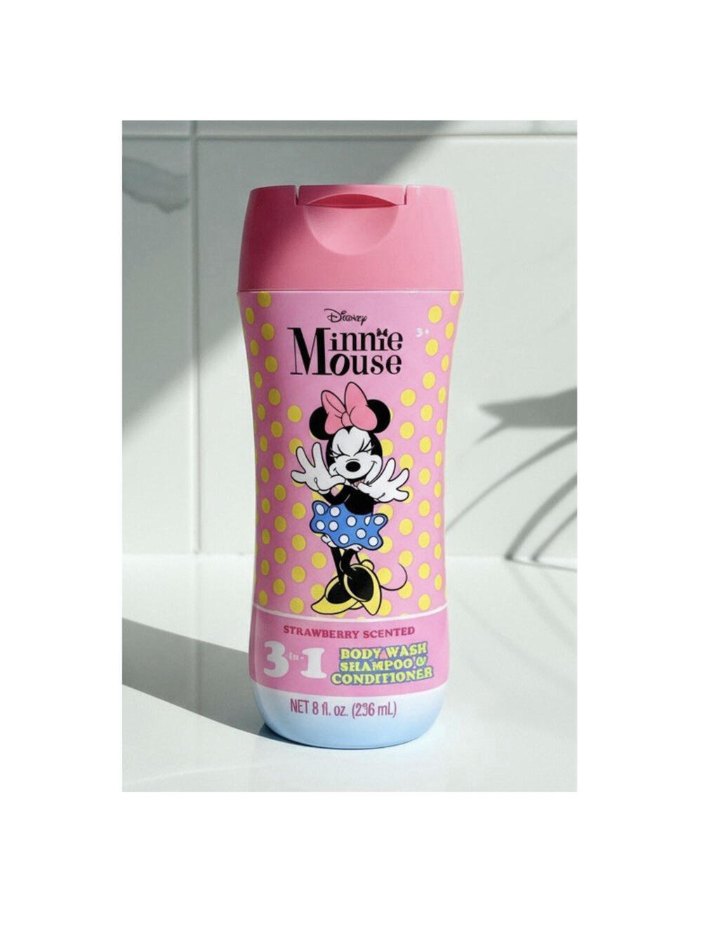 SET OF 2 Disney Minnie Mouse 3-in-1 Body Wash Shampoo Conditioner 8 fl oz - Picture 2 of 5